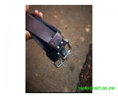 Authentic Leather Wallets and Belts