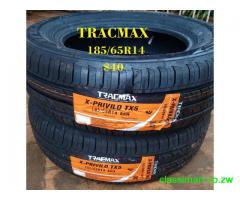 TRACMAX 185/65R14 tyres $40 each